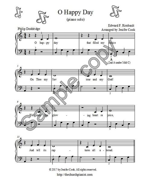 The Church Pianist » Beginner Piano Solos