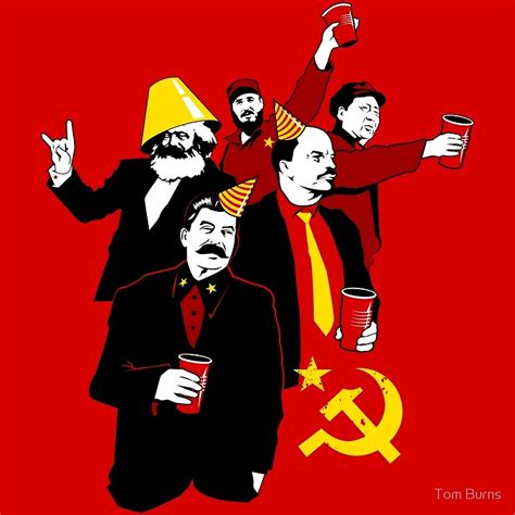 The Communist Party  variant   Canvas Prints by Tom Burns ...