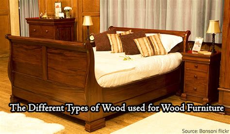 The Different Types of Wood used for Wood Furniture
