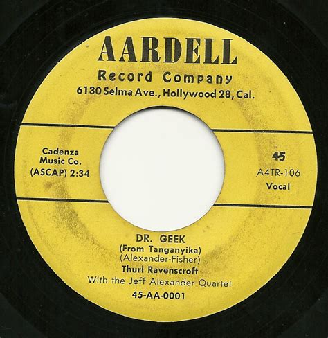 The Elusive Thurl Ravenscroft Single: A 30 Year Search ...