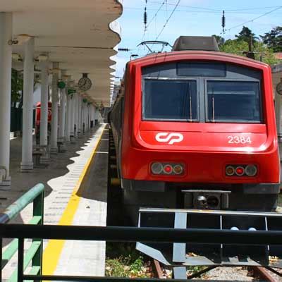 The Estação do Rossio Station, Lisbon and the train to Sintra