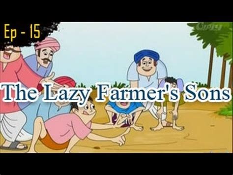 The Farmer and His Lazy Sons   Moral Stories for Kids ...