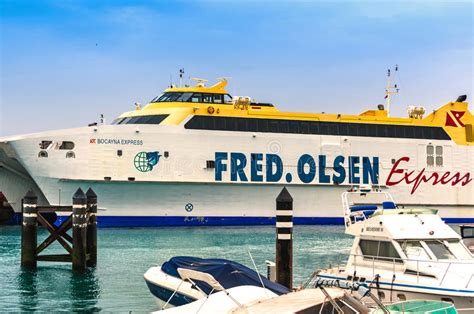 The Ferry Bocayna Express,Fred Olsen Line , Playa Blanca ...