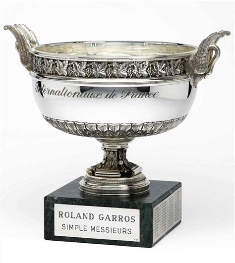 The French Open Men’ Winners Trophy | Sophie Trophy ...