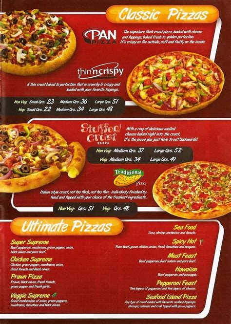 The gallery for   > Pizza Hut Store Menu