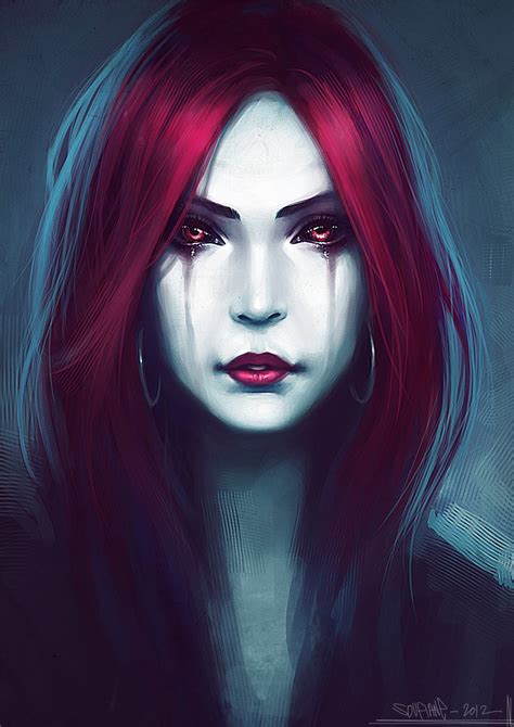 The gallery for   > Sexy Vampire Girl Art