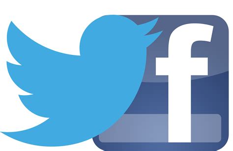 The gallery for   > Twitter Facebook Icon Png