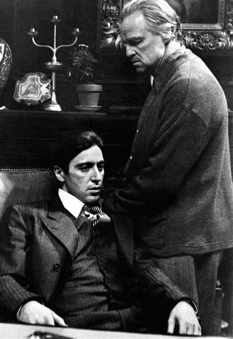 The Godfather Poster, Vito and Michael Corleone, Father ...