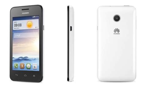 The Huawei Ascend Y330 White sports 4 inch screen with 480 ...