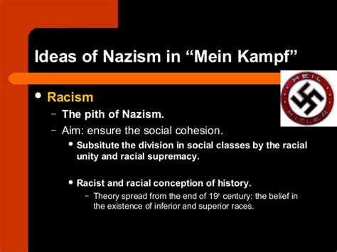 The ideology of nazism
