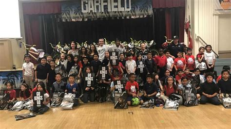 The LA Kings Surprise 75 Third Graders with Brand New ...
