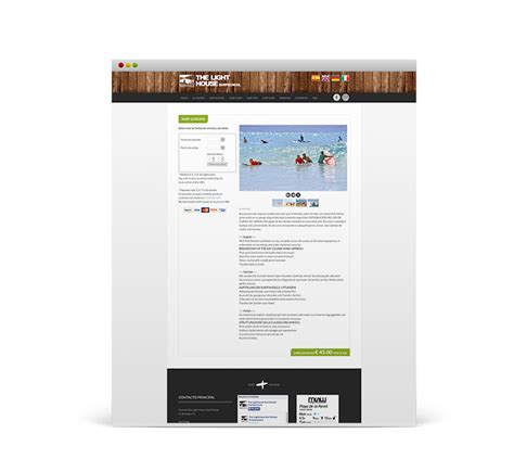 The Light House Surf School   Diseño Web Canarias