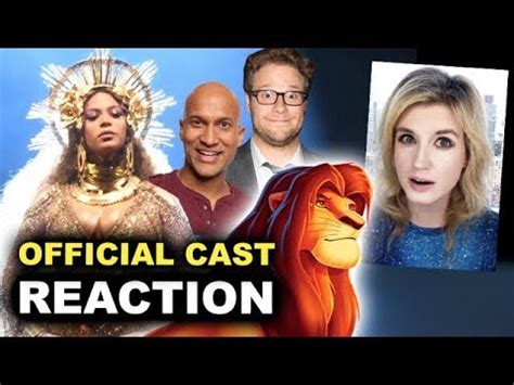 The Lion King 2019 Cast REACTION & BREAKDOWN   YouTube