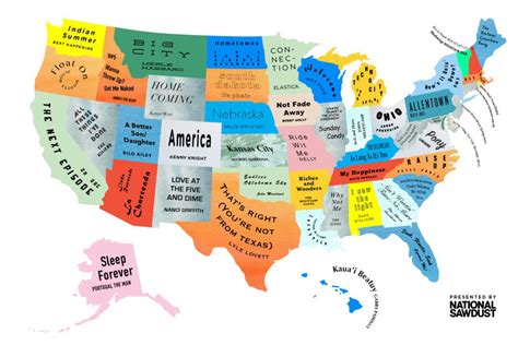 The Musical Map Of The United States – Hello Creatives ...