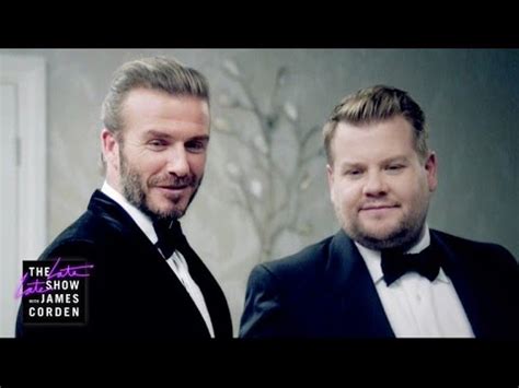 The Next James Bond   David Beckham v James Corden   YouTube