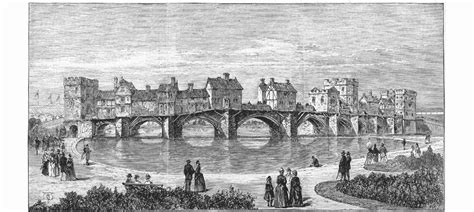 The Old Tyne Bridge at Newcastle Upon Tyne Quayside