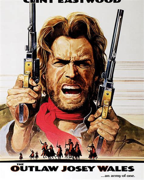 The Outlaw Josey Wales, Clint Eastwood Poster by Everett