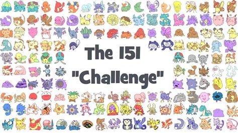 The Pokémon 151  Challenge   if you can call it a ...