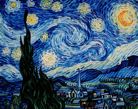 The Process of Painting “Starry Night” Van Gogh | Jessica ...