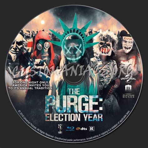 The Purge: Election Year blu ray label   DVD Covers ...