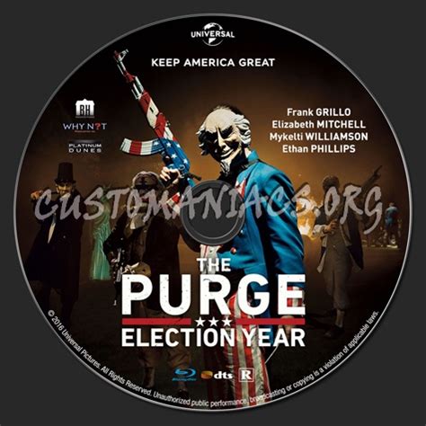 The Purge: Election Year blu ray label   DVD Covers ...