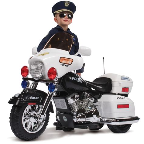 The Ride On Police Motorcycle   Hammacher Schlemmer