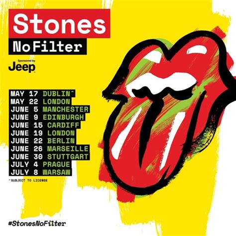 The Rolling Stones announce 2018 No Filter tour dates ...