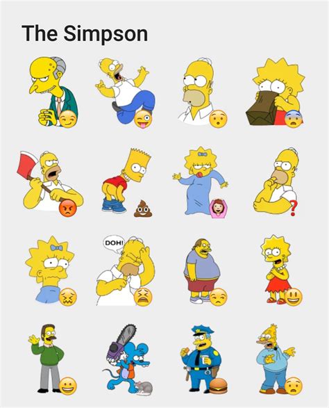 The Simpson Telegram sticker set | Stickers