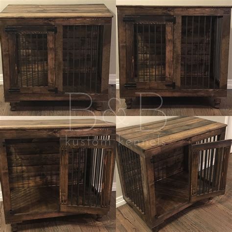 The Single Doggie Den™ Indoor Rustic Dog Kennel Crate