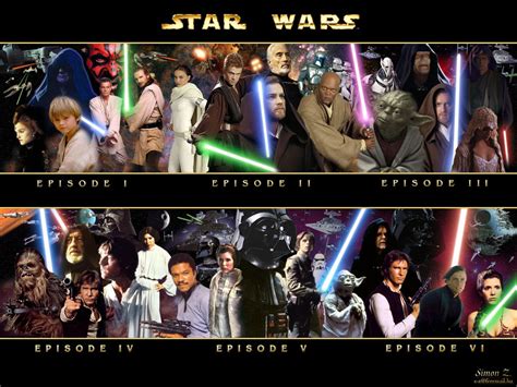 The Star wars saga: Characters   Star Wars Wallpaper ...