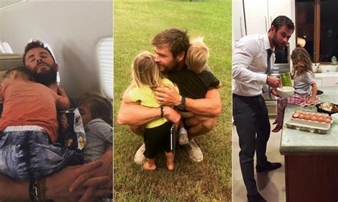 The sweetest photos of Chris Hemsworth with his children ...