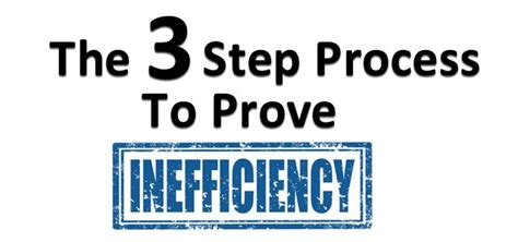 The Three Step Process to Prove Construction Inefficiency