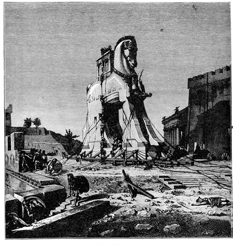 The Trojan Horse brought down the city of Troy. | Trojan ...