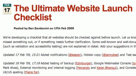 The Website Launch Checklist – 15 Essential Checks Before ...