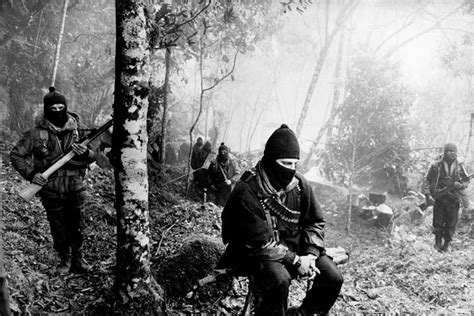 The Zapatista Uprising in Mexico Zapatista insurgents in ...