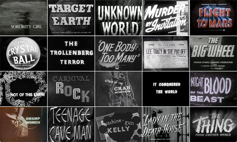 They Came From Within: B Movie Title Design of the 1940s ...