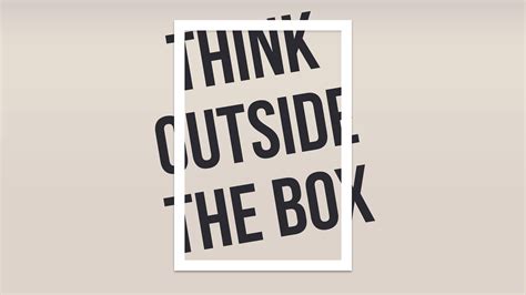 Think Outside The Box, HD Typography, 4k Wallpapers ...