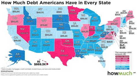 This Map Shows Where The Most Debt Burdened People In ...
