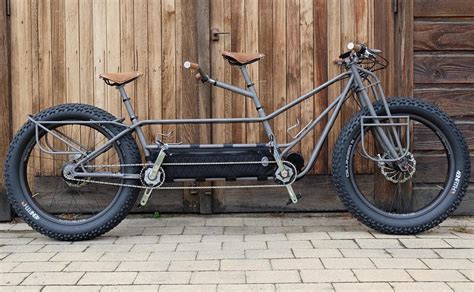 This Moonmen M10 Electric Assist Tandem Titanium Fat Bike ...