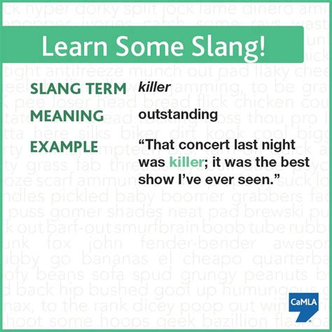 This next slang term might surprise you—it has a totally ...