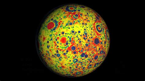 This Trippy Gobstopper Is Actually a Map of the Moon s Mass