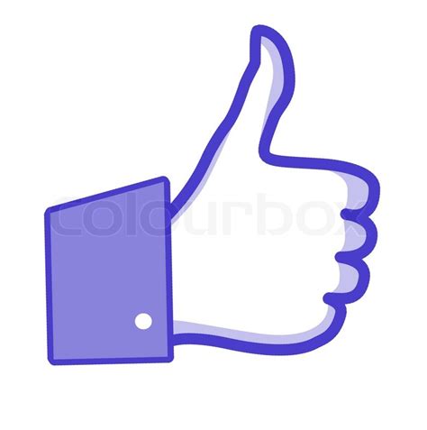 Thumb up, like icon isolated on white background Ok sign ...