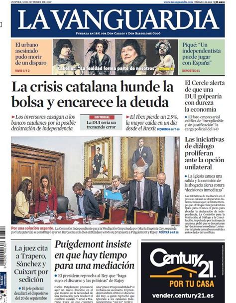 Thurs Oct 5th 2017 Catalonia: Rumours of Economic Collapse ...