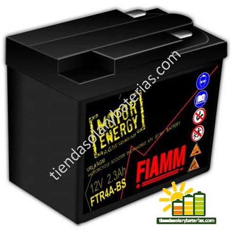 Tienda de Batería Moto FIAMM FTR4A BS precios online