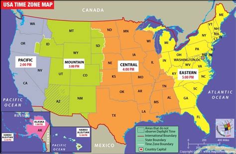 Time Zones Usa Map | Free World Map