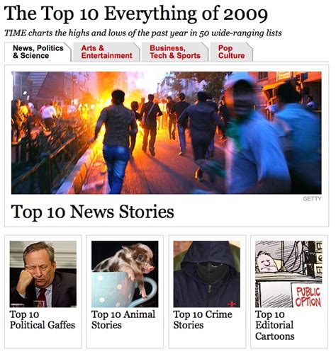 Time’s top 10 lists of everything | Web100