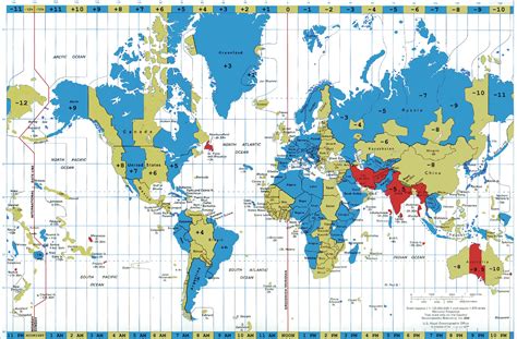 Timezone Map | World Clock Time Zone Map Converter