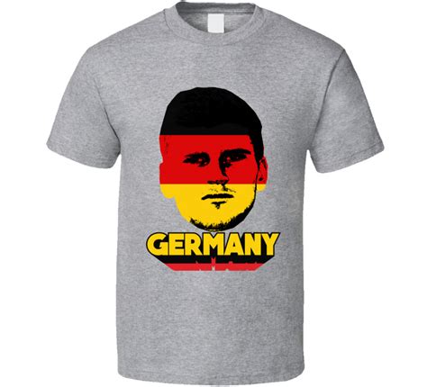 Timo Werner Germany Flag Head Fifa World Cup Fan T Shirt