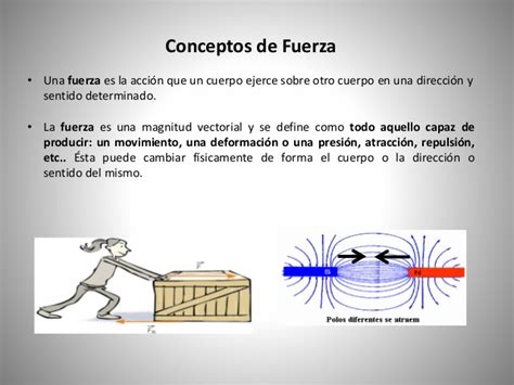 Tipos de fuerzas vectoriales y sus diagramas de cuerpo libre