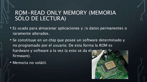 Tipos de Memorias en informatica